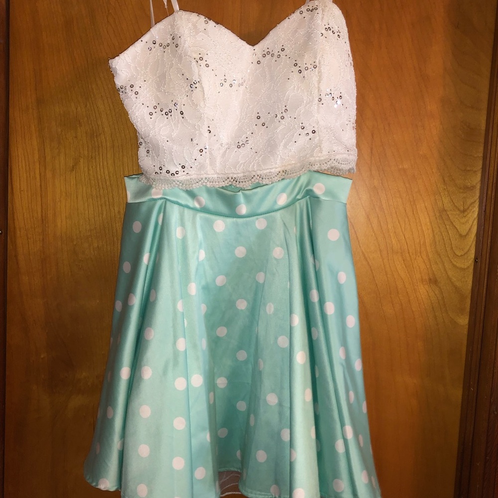 Two piece homecoming dress